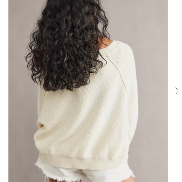 Free People Womens Found My Friend Pullover Sweater Cream - Picture 10 of 16
